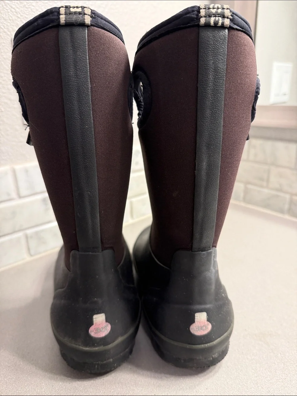 Bogs Black Tall Waterproof Neoprene Boots